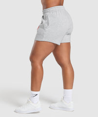 Strength Department Graphic Shorts - Light Grey Core Marl