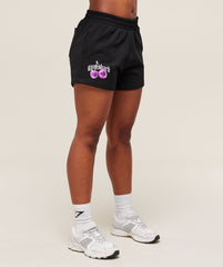 Cherry Graphic Short - Black