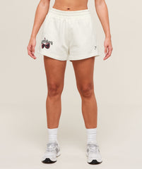 Cherry Graphic Short - Soft White