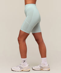 everywear Warp Knit Cycling Short - Frost Blue