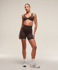 Adapt X Whitney Animal Seamless Shorts - Soft Brown/Archive Brown