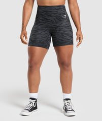 Reps Power Tight Shorts - Onyx Grey Print