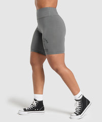 Strong Women Shorts - Brushed Grey