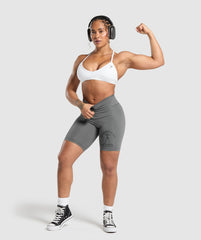 Strong Women Shorts - Brushed Grey