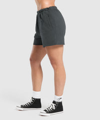Strength Department Graphic Shorts - Asphalt Grey