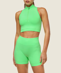 everywear Seamless Cycling Shorts - Radiant Green