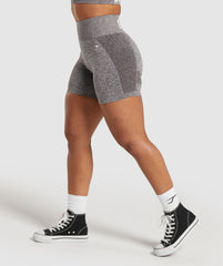 Flex Shorts - Greyed Purple/White