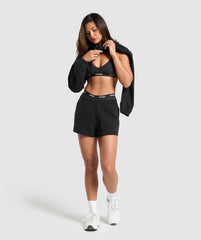Fleece Shorts - Black