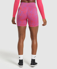 Adapt Safari Tight Shorts - Shelly Pink/Fly Coral