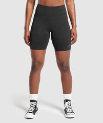 Lifting Logo Shorts - Black