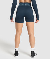 Flex Shorts - Navy/Denim Blue