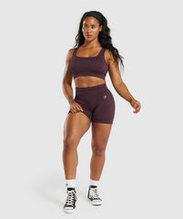 Adapt Fleck Seamless Shorts - Depth Purple/ Steel Purple