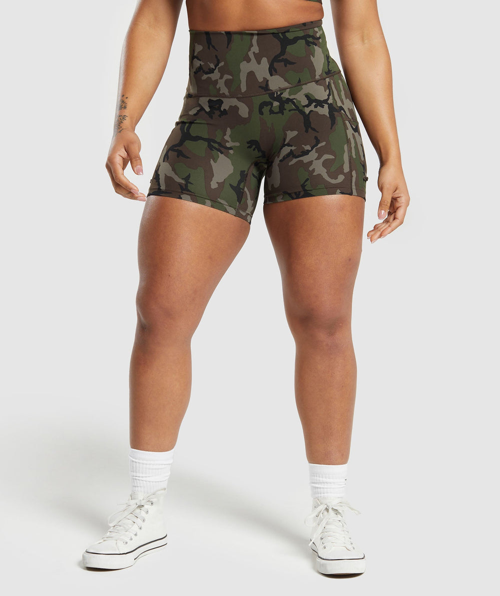 Legacy Printed Shorts - Archive Brown