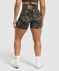 Legacy Printed Shorts - Archive Brown