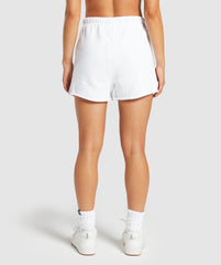 Loopback Sweat Shorts - White