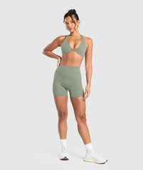 Elevate Shorts - Unit Green