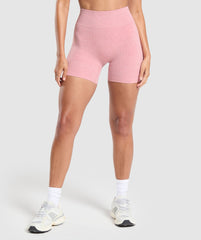 Luxe Seamless Shorts - Cosy Pink Marl