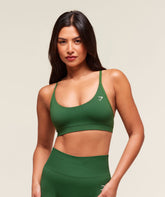 Everyday Seamless Racerback Sports Bra - Athletic Green