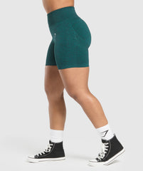 Lift Seamless Shorts - Functional Teal/Black Marl