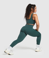 Adapt Fleck x Whitney Leggings - Darkest Teal/Functional Teal