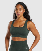 Adapt Fleck Sports Bra - Victory Green/ Unit Green
