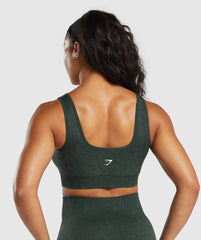 Adapt Fleck Sports Bra - Victory Green/ Unit Green