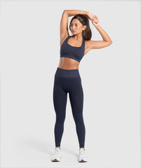 Sport Seamless Sports Bra - Heavy Blue/Iron Blue