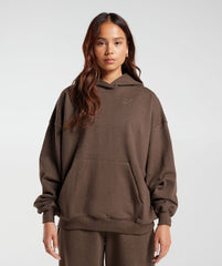 Rest Day Sweats Hoodie - Cozy Brown Marl