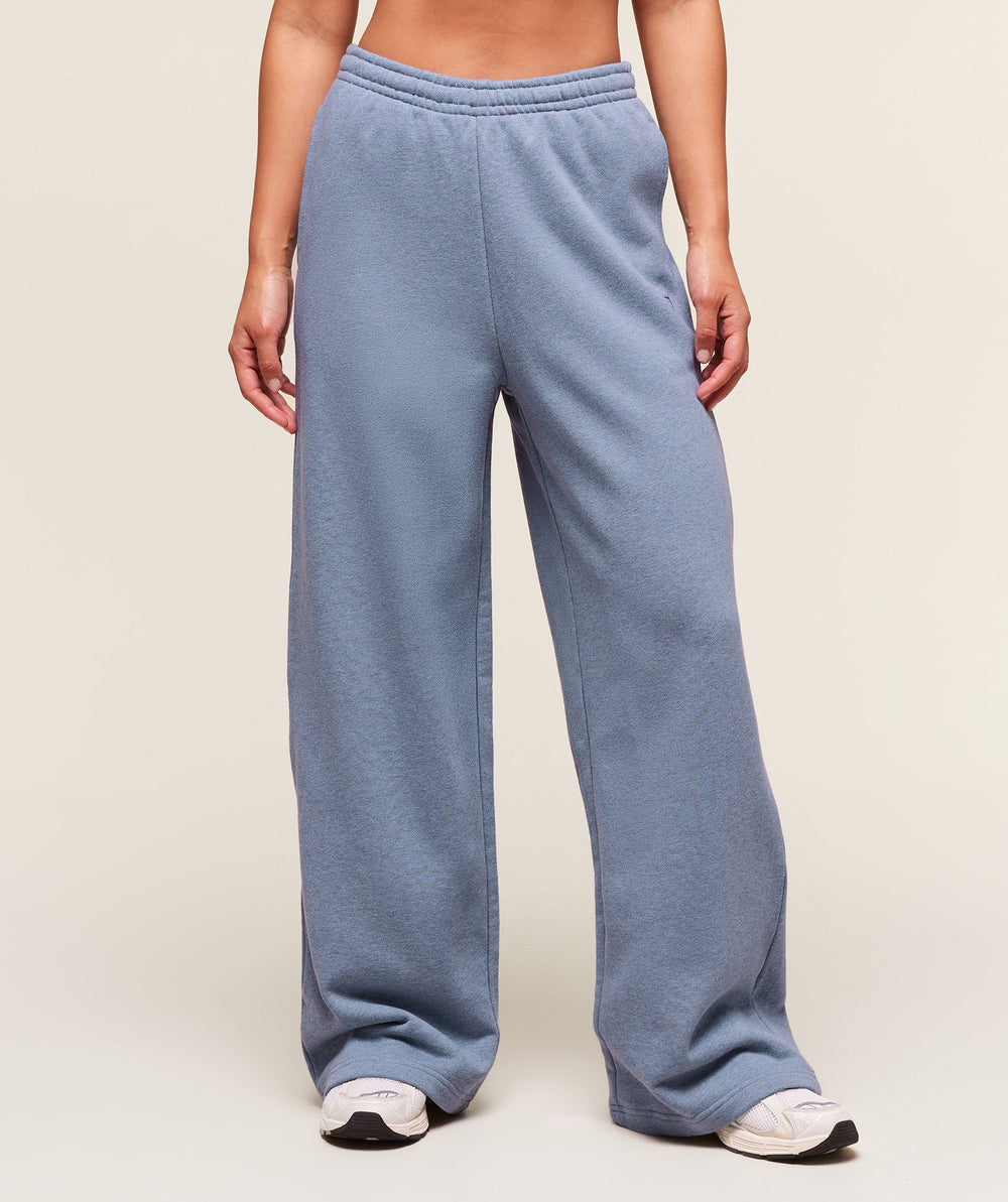 Rest Day Sweats 2.0 Wide Leg Jogger - Bros Worn Blue Marl