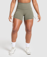 Legacy Logo Tight Shorts - Base Green