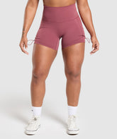 Legacy Logo Tight Shorts - Washed Berry Pink