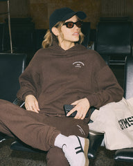 Phys Ed Graphic Hoodie - Archive Brown