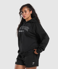 Strength Department Oversized Hoodie - Black