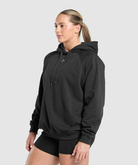 Lifting Club Graphic Brushed Hoodie - Black