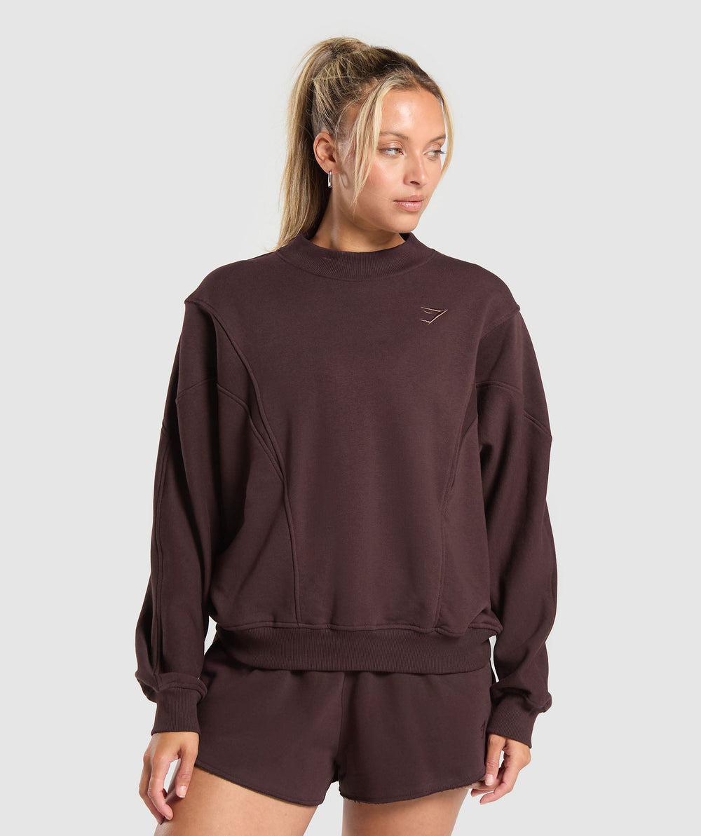 Rest Day Cotton Contour Pullover - Heritage Brown