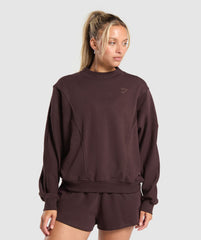 Rest Day Cotton Contour Pullover - Heritage Brown