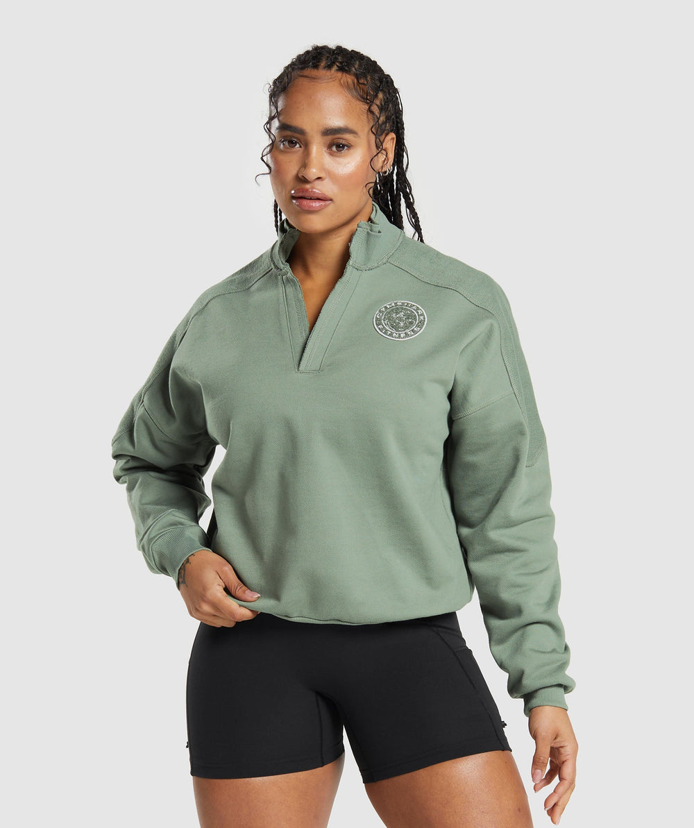 Legacy Oversized Sweatshirt - Unit Green