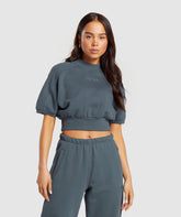 Loopback Sweat Pullover - Titanium Blue
