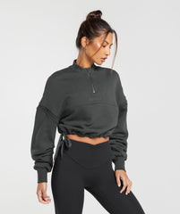 Heavyweight Loopback Sweat Pullover - Asphalt Grey
