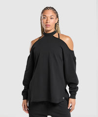 Superset Longline Sweatshirt - Black