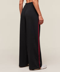 Retro Stripe Snap Pant - Black/Sets Red