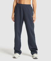 Training Fleece Straight Leg Joggers - Heavy Blue
