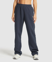 Training Fleece Straight Leg Joggers - Heavy Blue