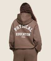 Phys Ed Logo Hoodie - Penny Brown