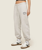 Phys Ed Logo Sweatpants - Light Grey Marl