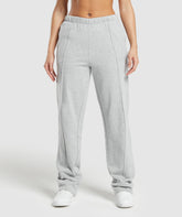 Lifting Straight Leg Joggers - Light Grey Core Marl