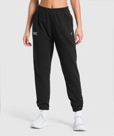 Running Graphic Joggers - Black