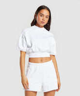 Loopback Sweat Pullover - White