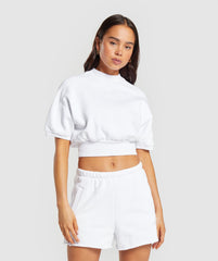 Loopback Sweat Pullover - White