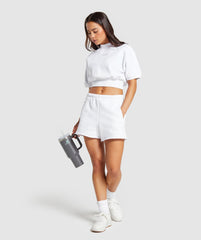 Loopback Sweat Pullover - White